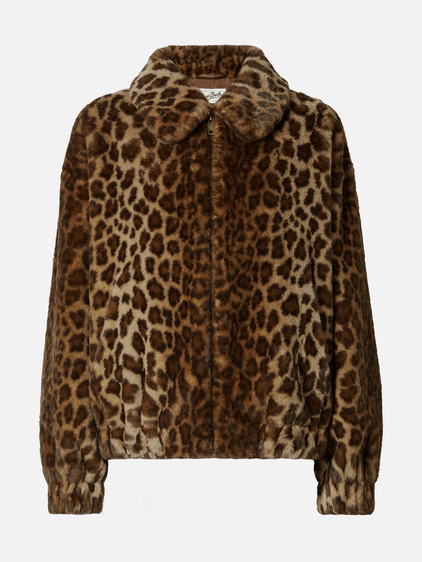 Chaqueta Aveline de pelo sintético con estampado de leopardo