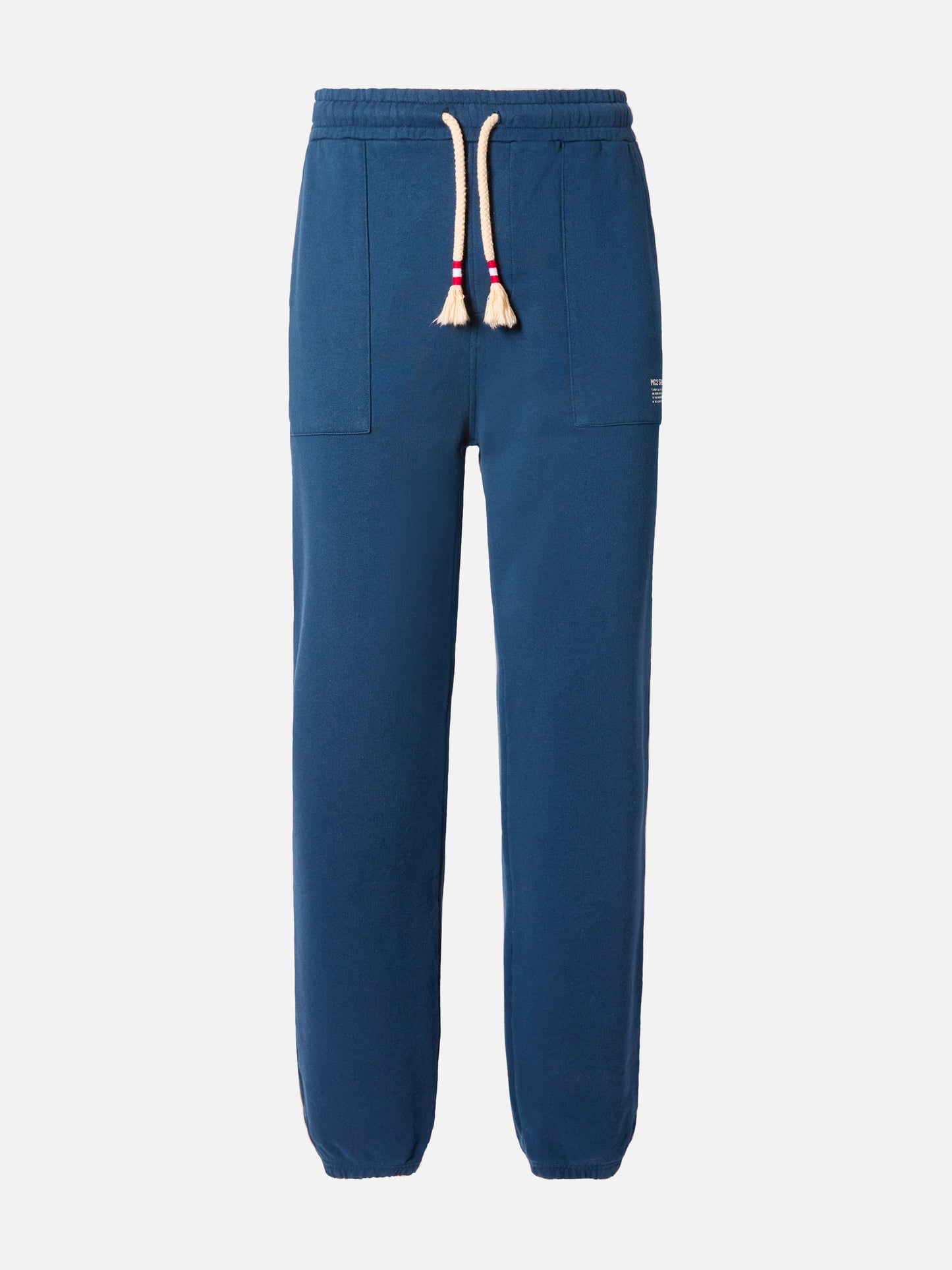 Blaue melierte Trainingshose Bolt