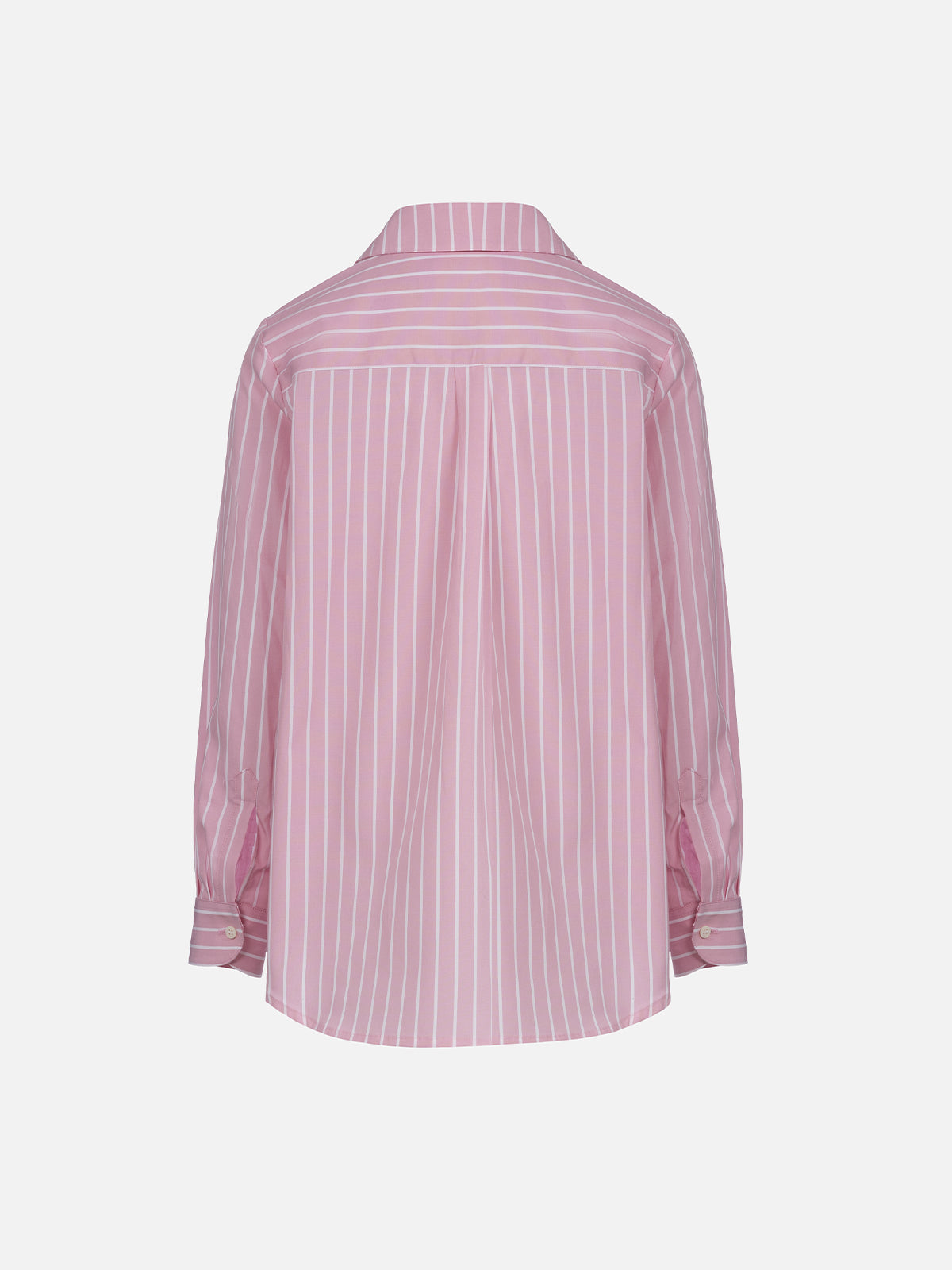 Girl striped print cotton over shirt Mini Brigitte - MC2 Saint Barth