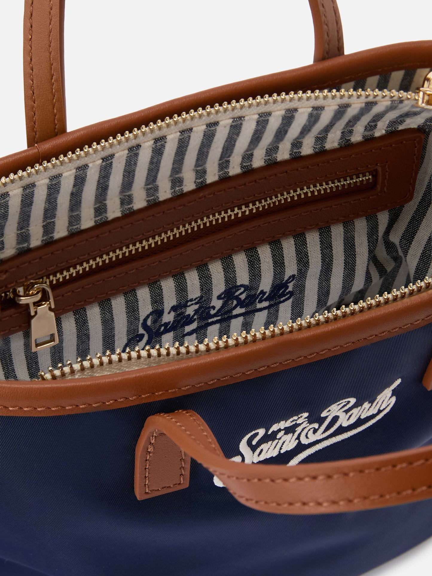Mini sac City en nylon bleu marine