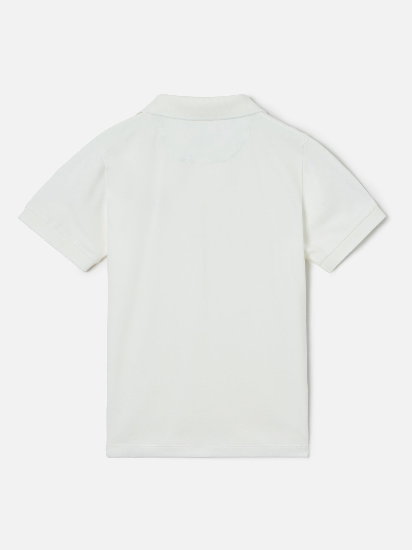 White Charles Jr polo in piquet