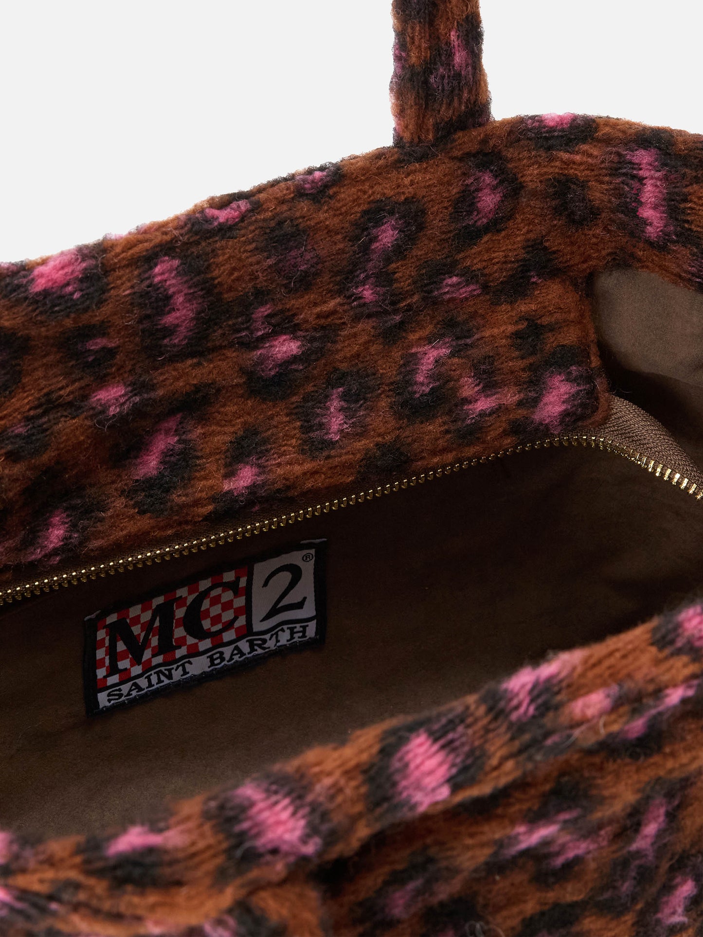 Borsa Colette Blanket stampa animalier verde