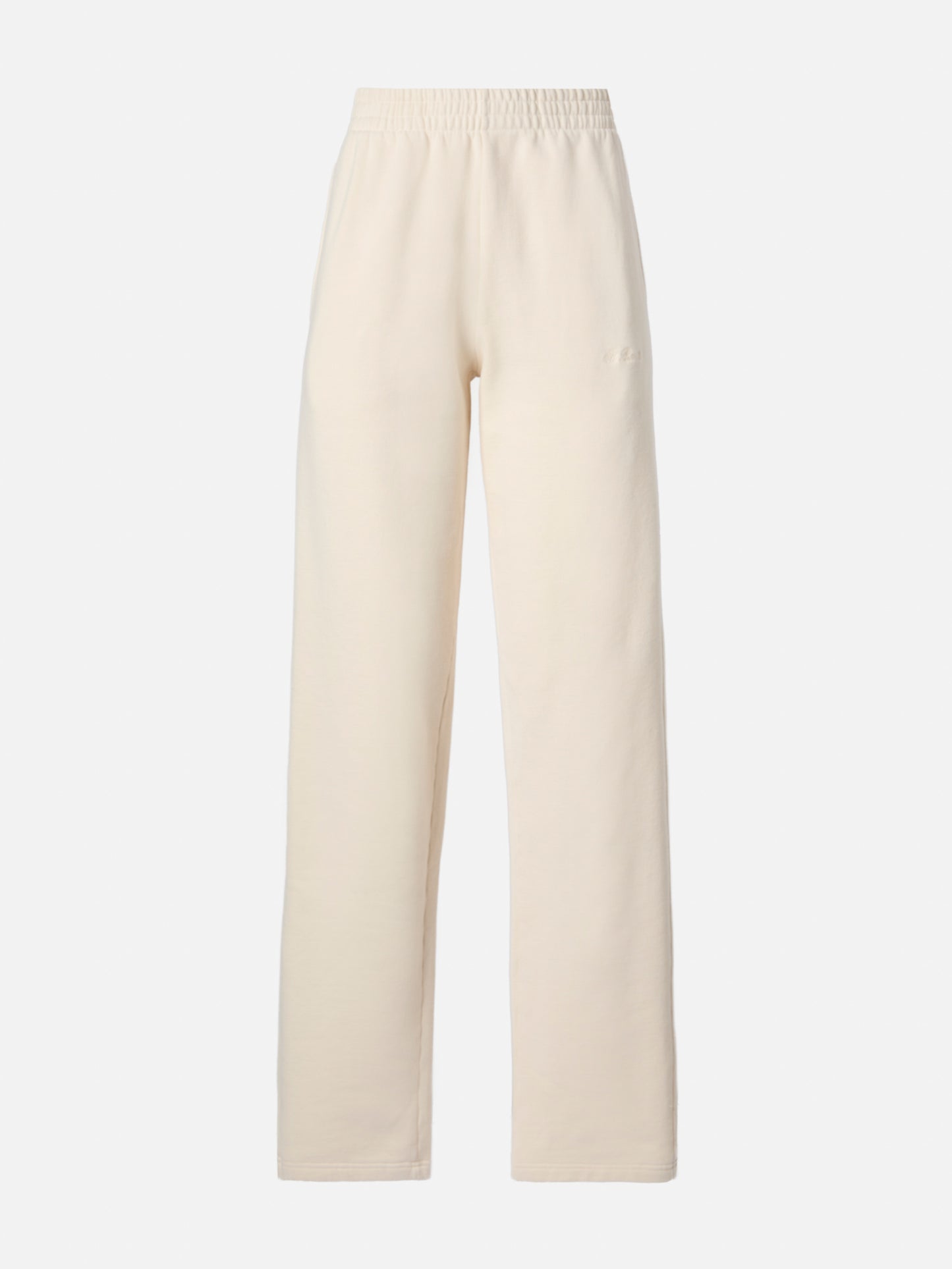 Joggers fondo dritto Deena in bianco