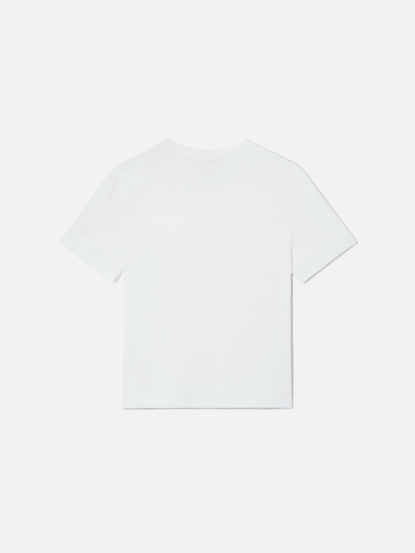T-shirt Elly bianca con stampa leopardi e ricamo Tutta la mamma