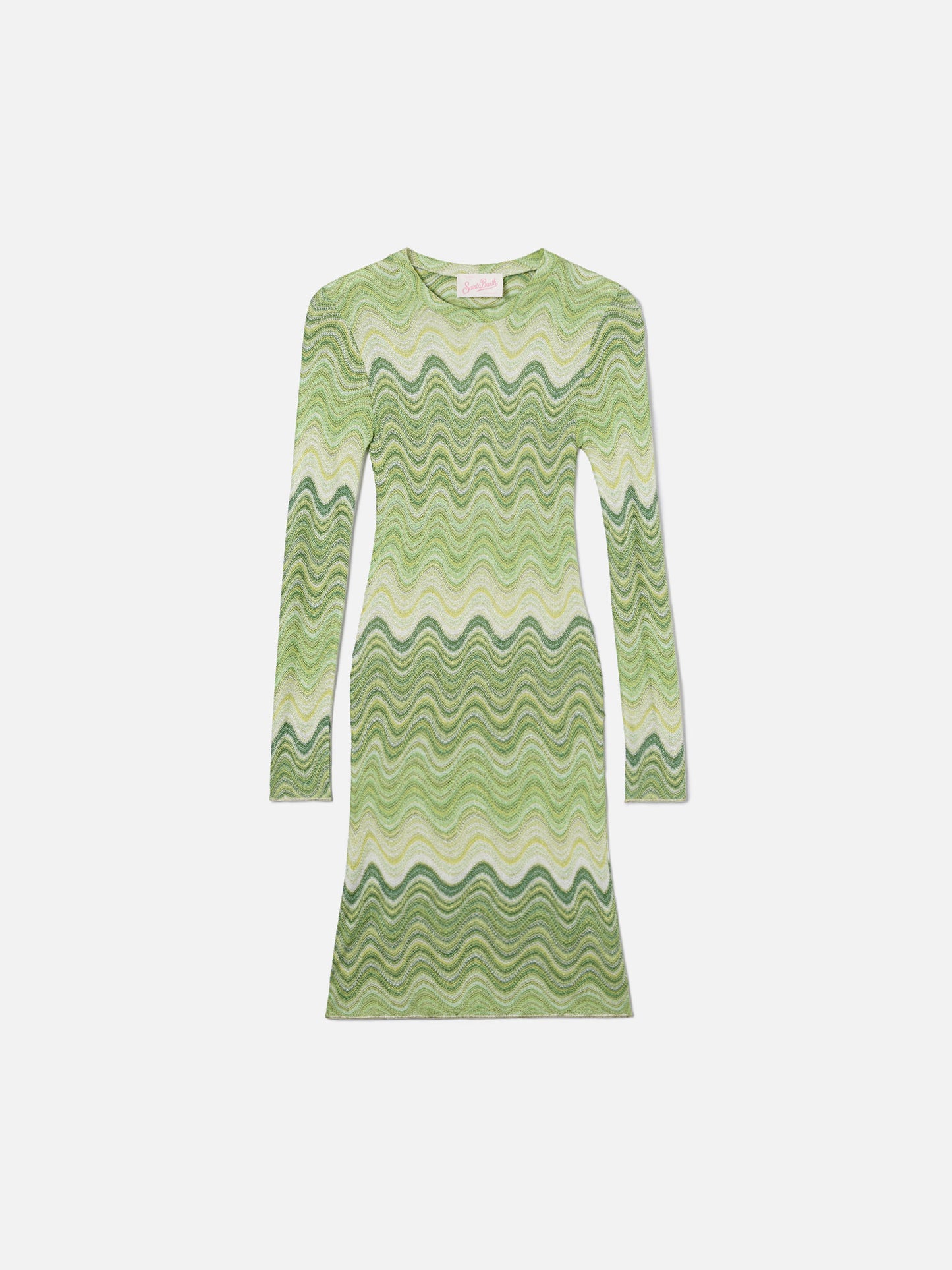 Vestido raschel verde Imany