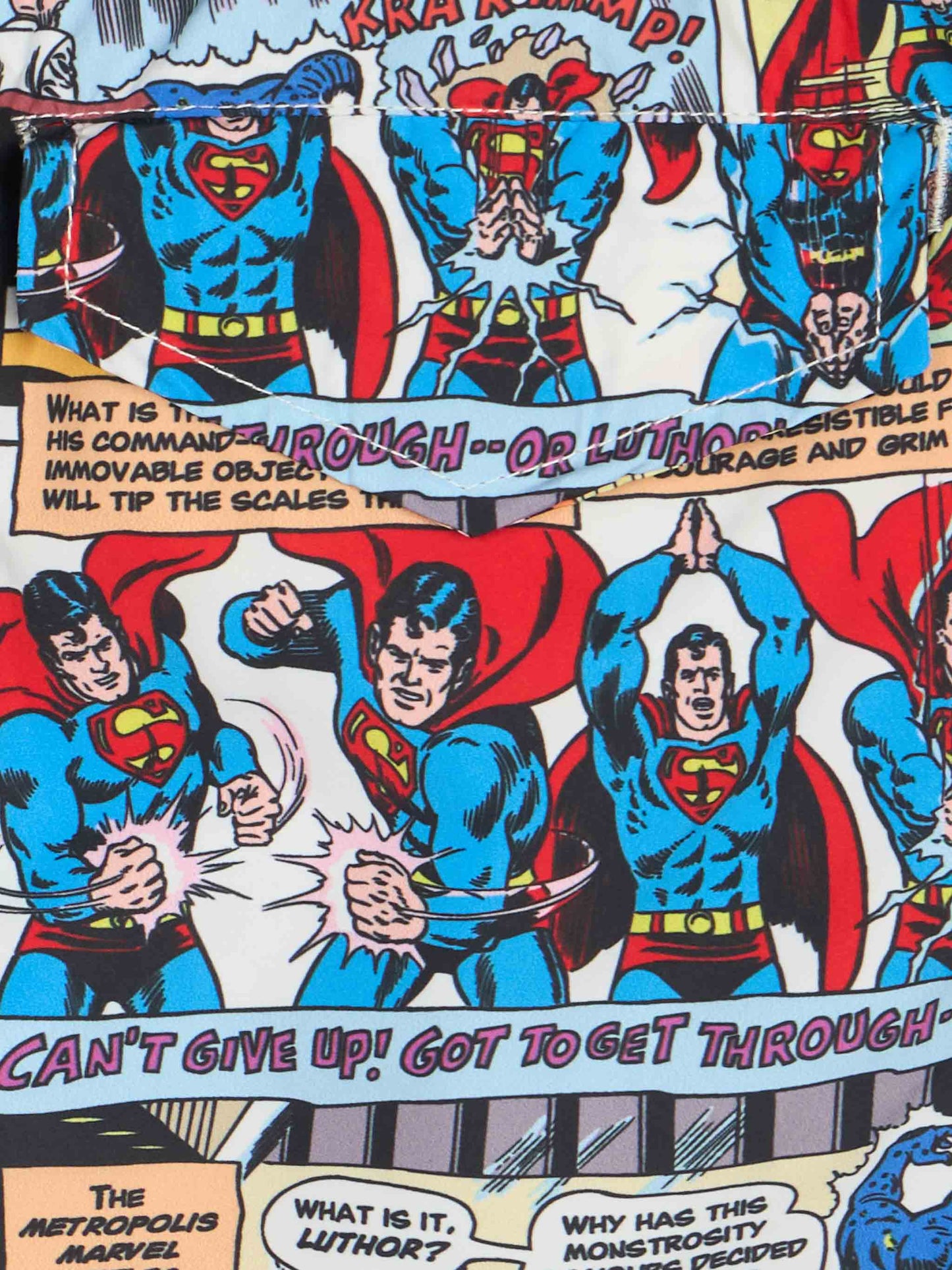 Superman comics boy light fabric swim shorts | SUPERMAN WARNER BROS SPECIAL EDITION - MC2 Saint Barth
