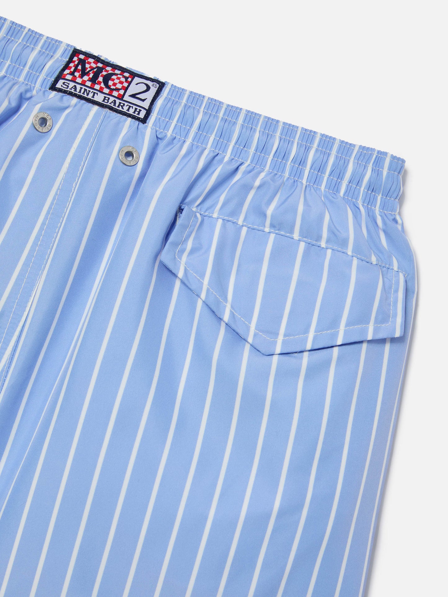 Short de bain Jean Lighting à motif rayé
