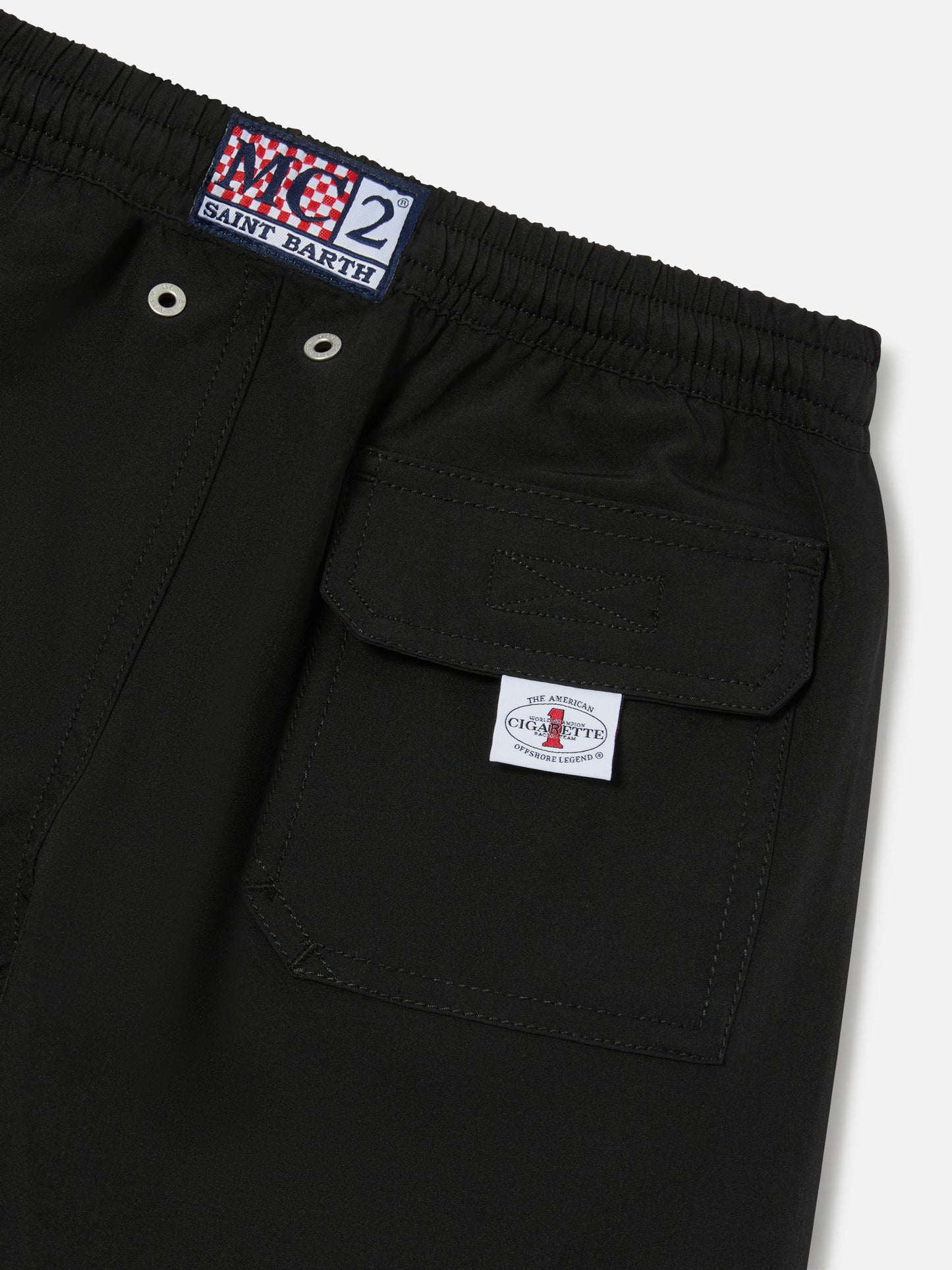 Jean swim shorts with Cigarette print | Special Edition