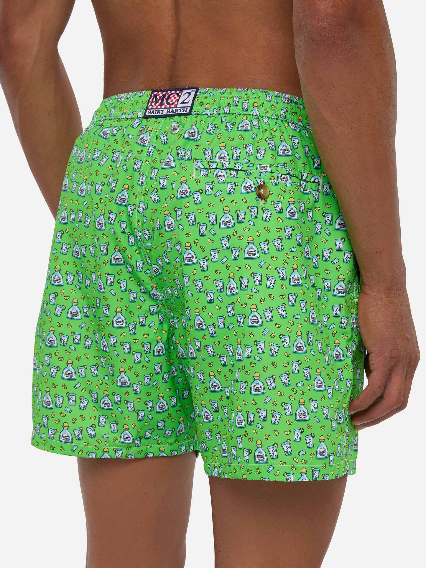 Lighting tequila print swim shorts