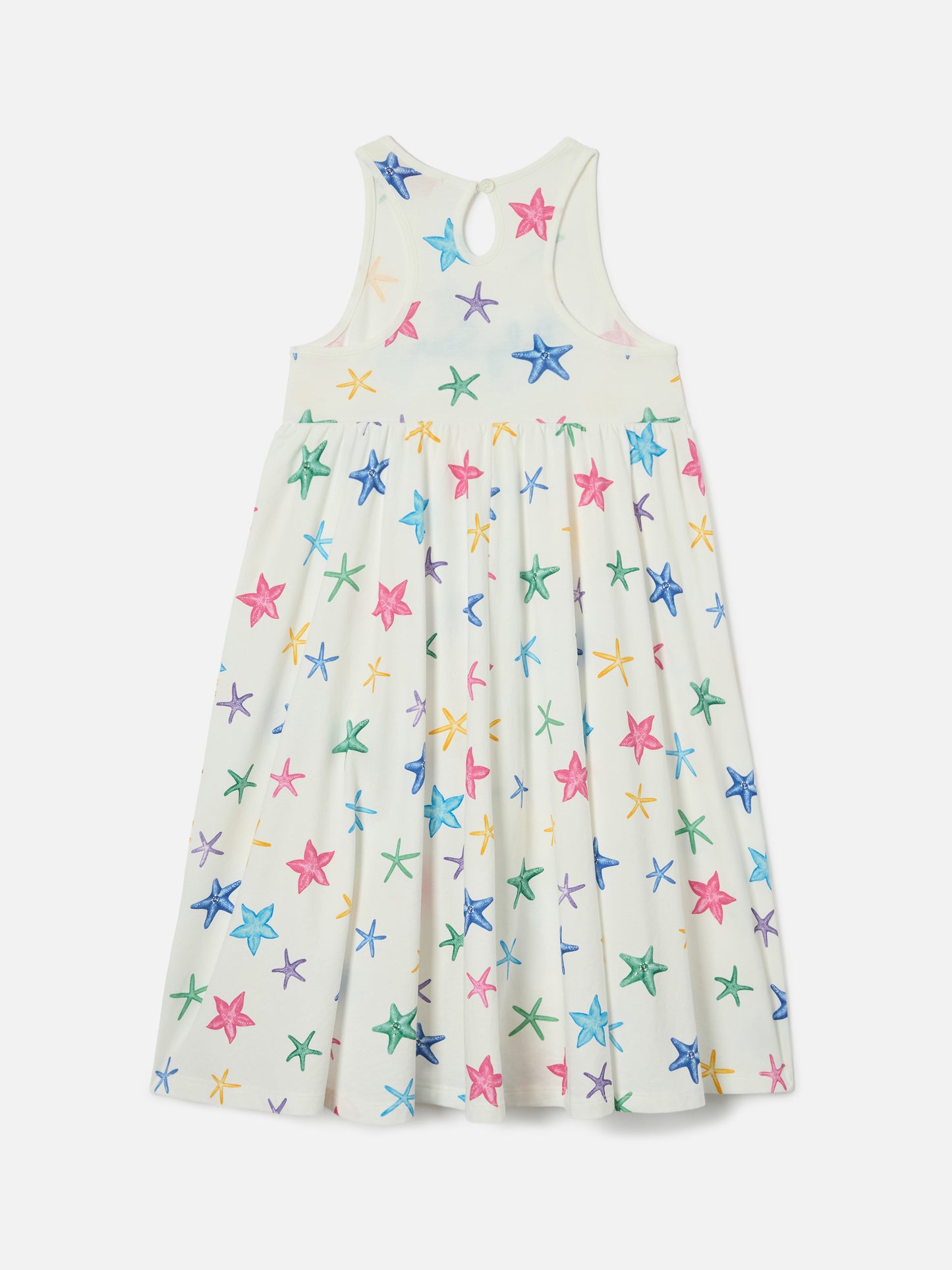 Kleid Masha aus reiner Bio-Baumwolle mit Allover-Seestern-Print