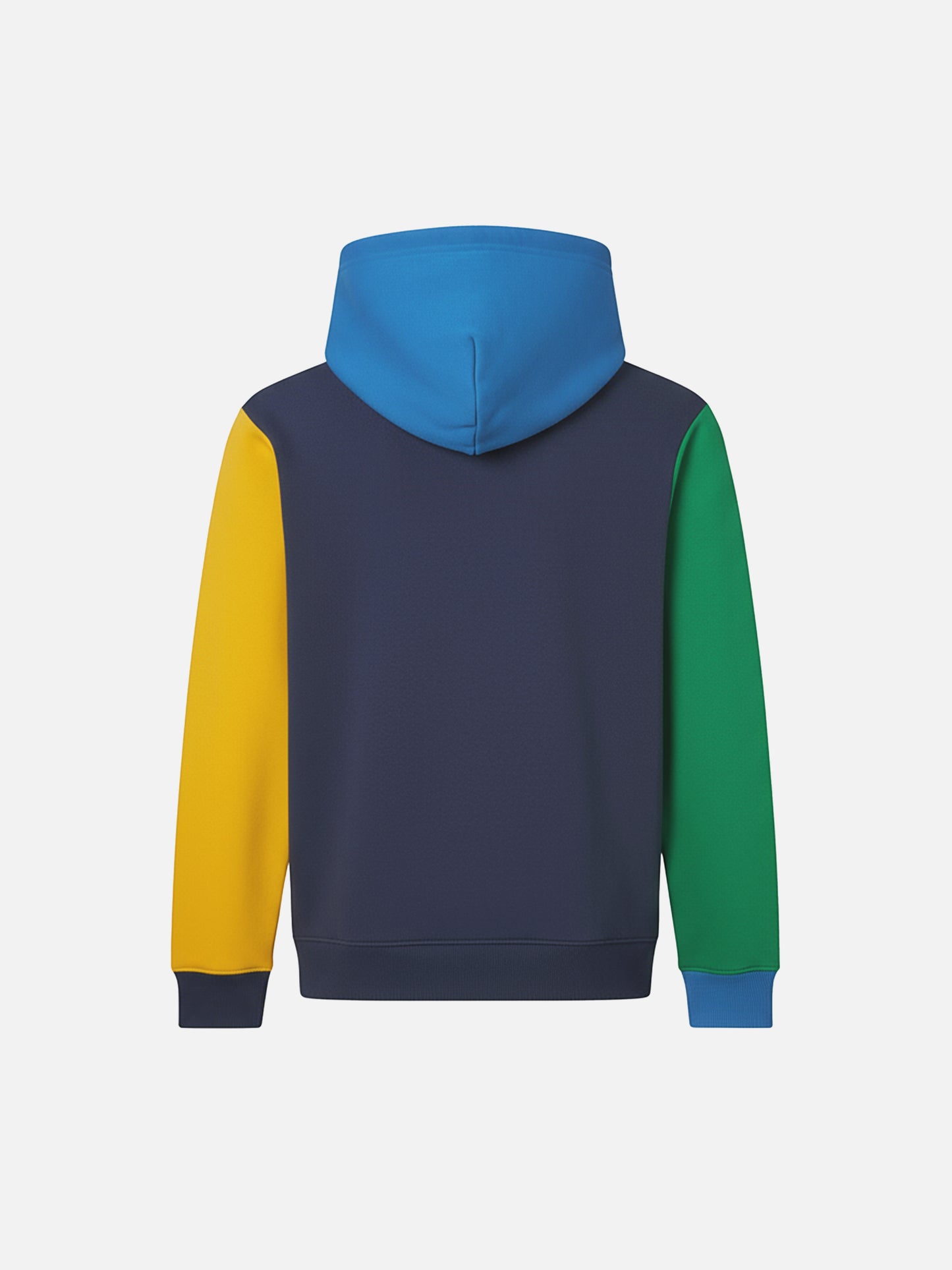 Baumwoll-Kapuzenpullover Oliver mit Farbblöcken