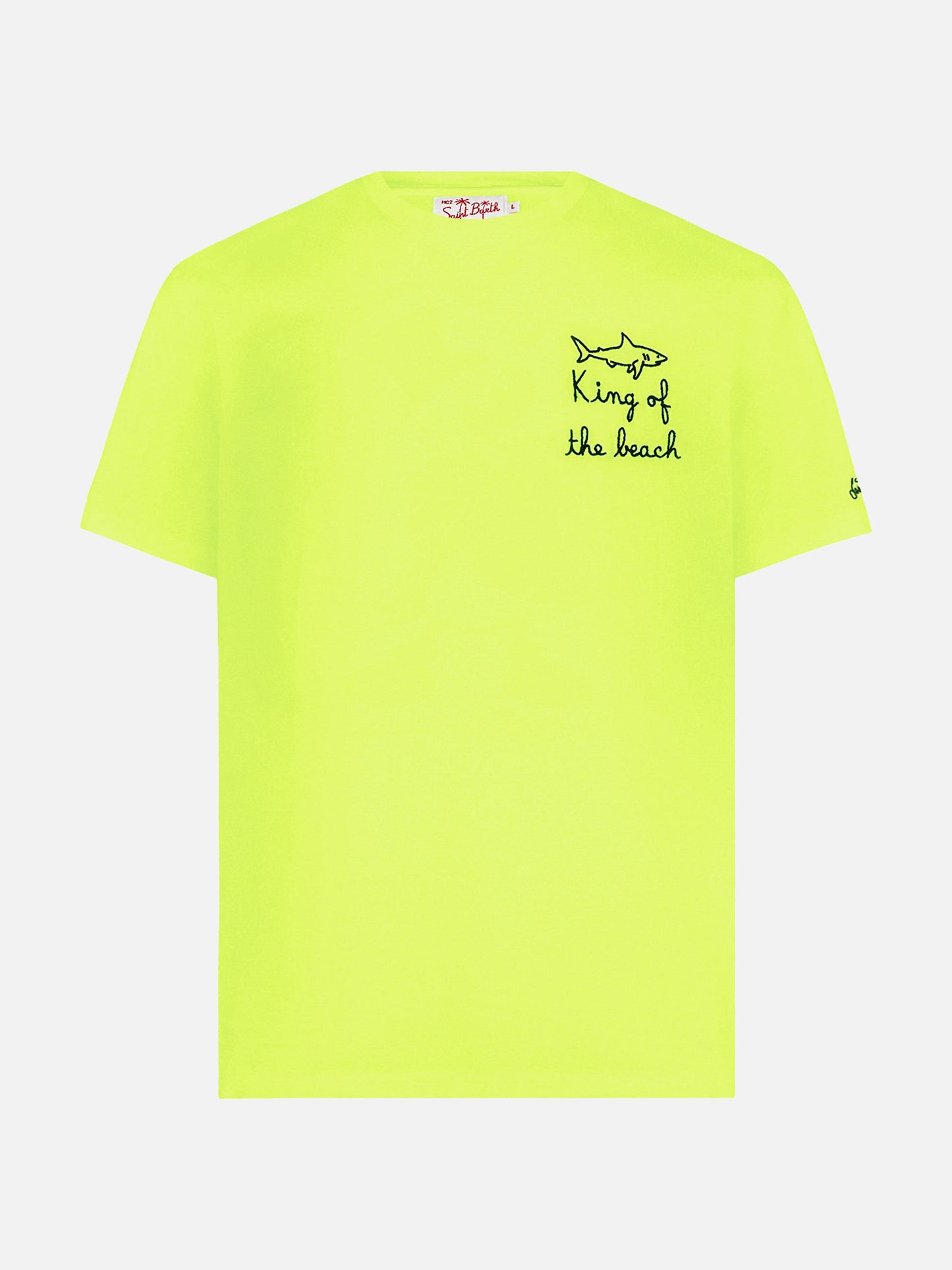 Herren-T-Shirt mit King of the Beach-Stickerei