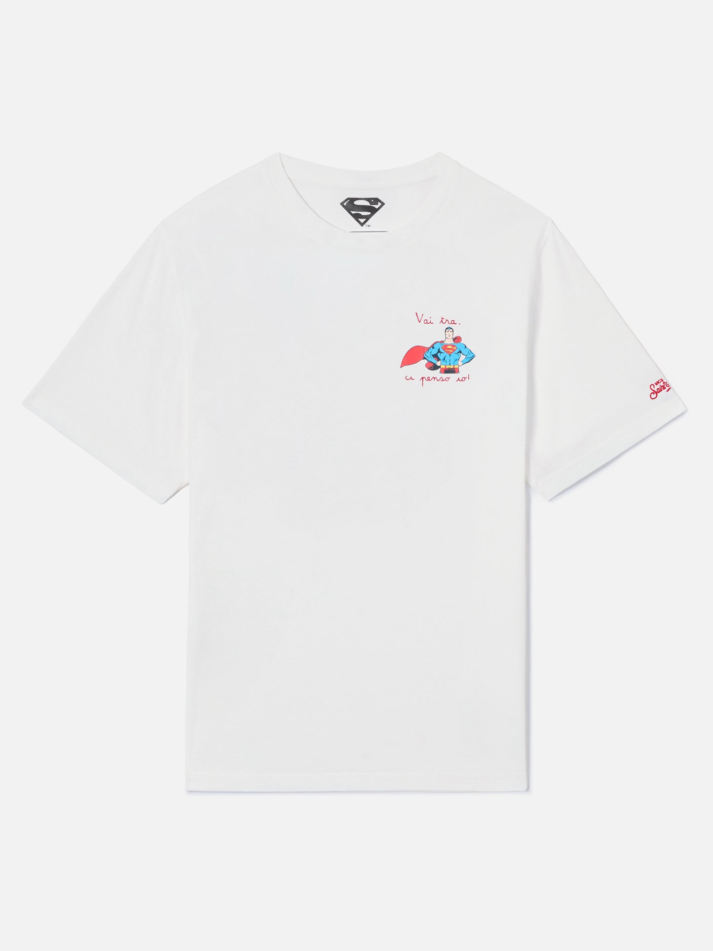 Camiseta Portofino blanca con bordado Vai Tra Ci Penso Io! | Edición Especial