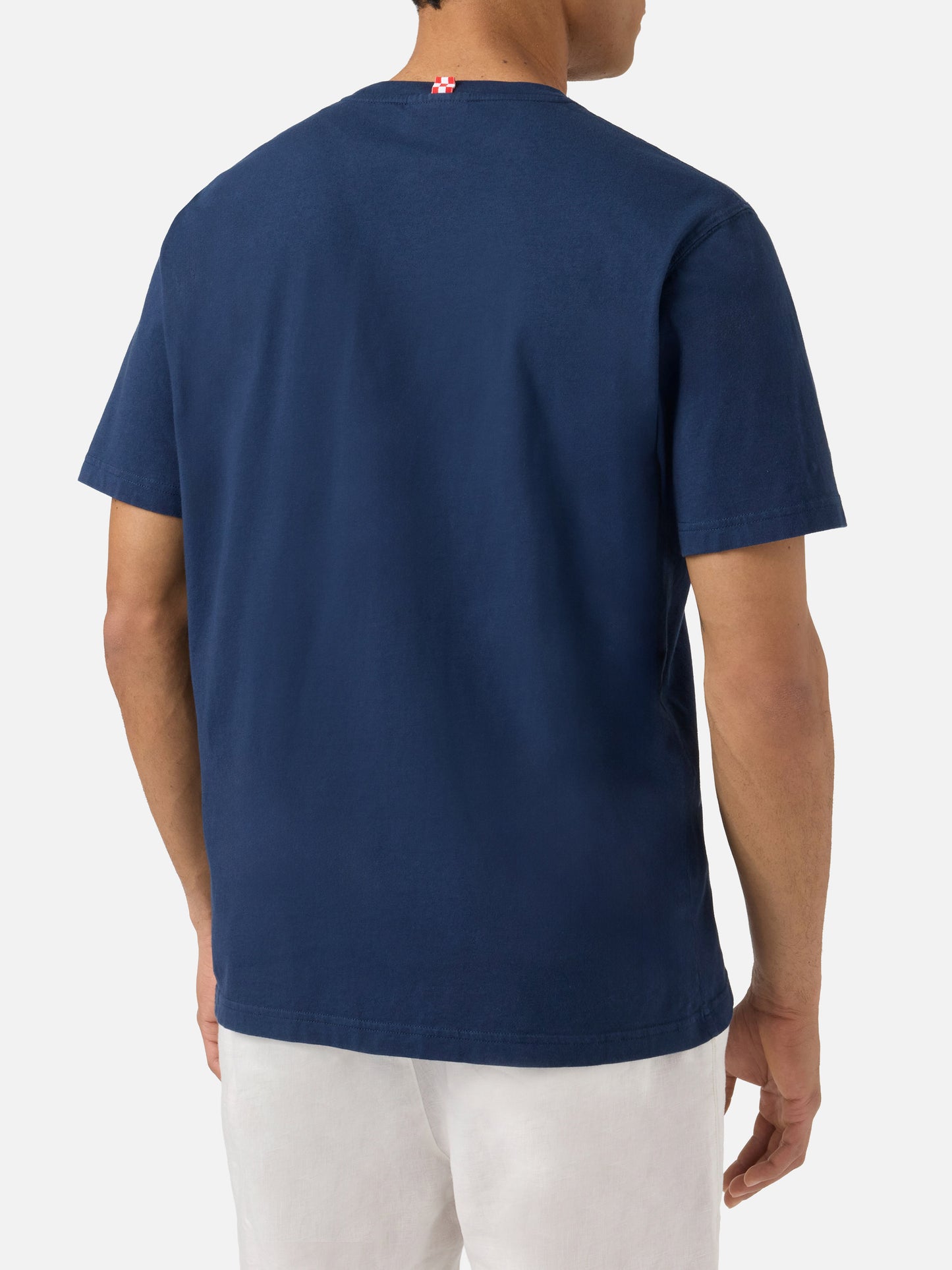 Camiseta Portofino azul con bordado Lupo Di Mare | Edición Especial