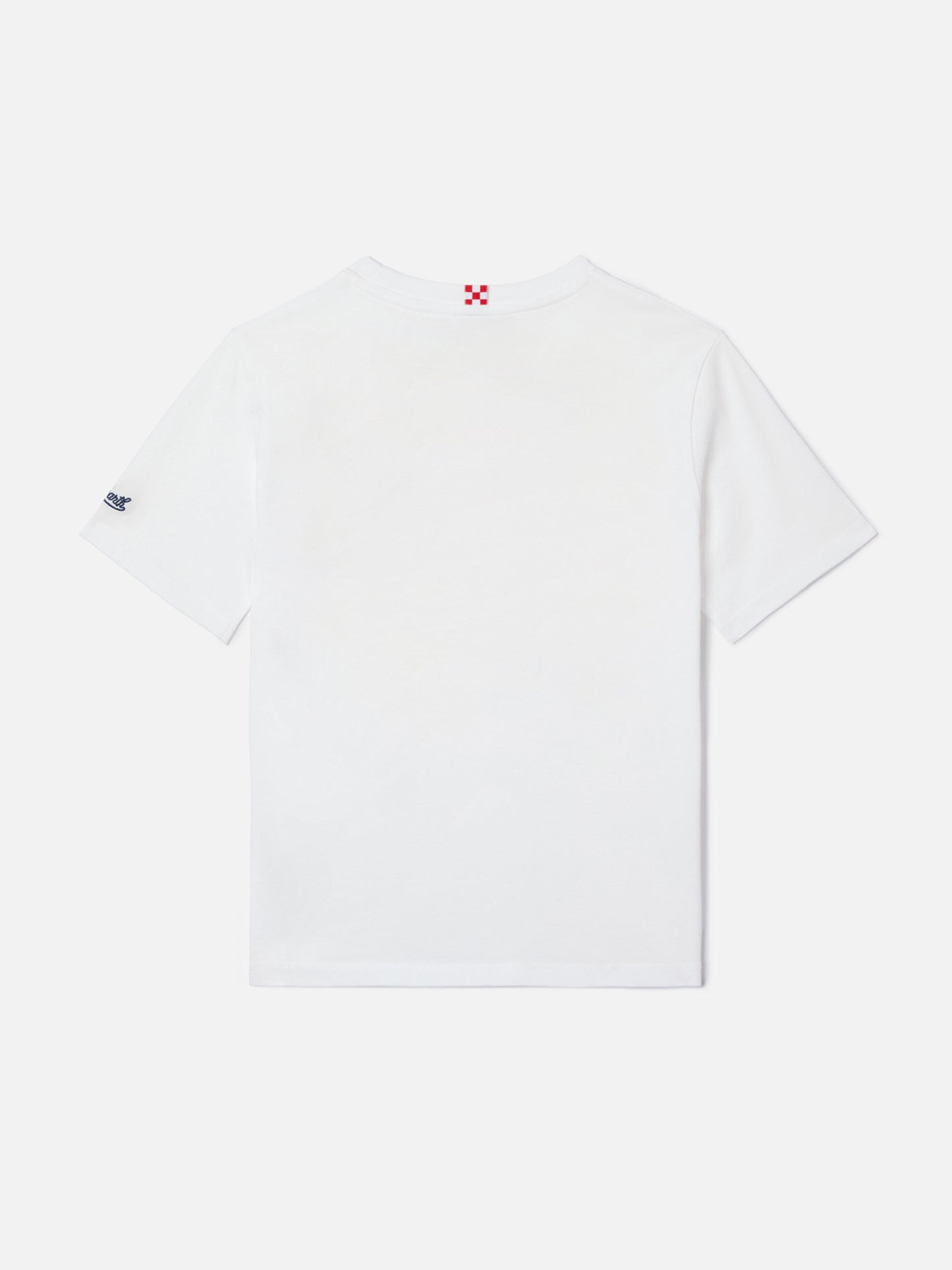 Portofino Jr t-shirt with Lasciatemi Crescere In Pace! embroidery