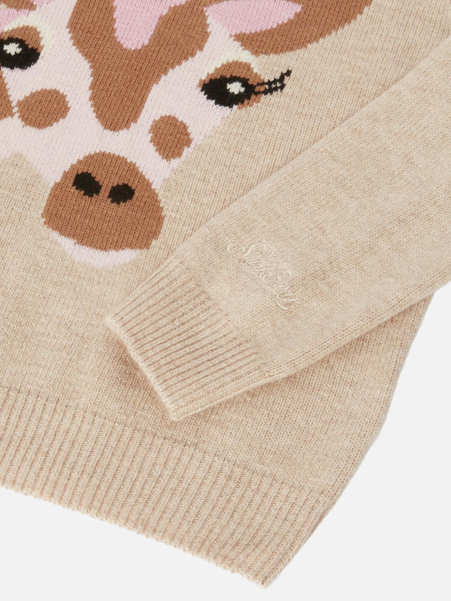 Prinzessinnenpullover aus Kaschmirmischung mit Non-voglio-Crescere-Stickerei