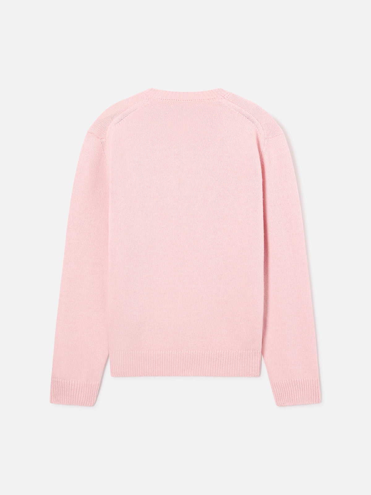Jersey de punto con cuello redondo Pink Princess con intarsia Mini Mess