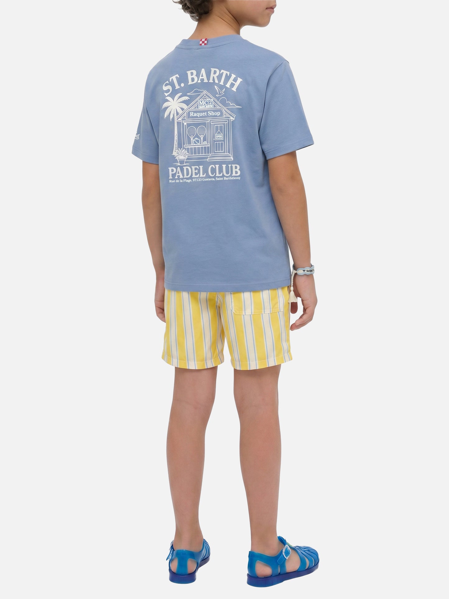 T-shirt Portland Jr avec maxi imprimé Padel Club au dos