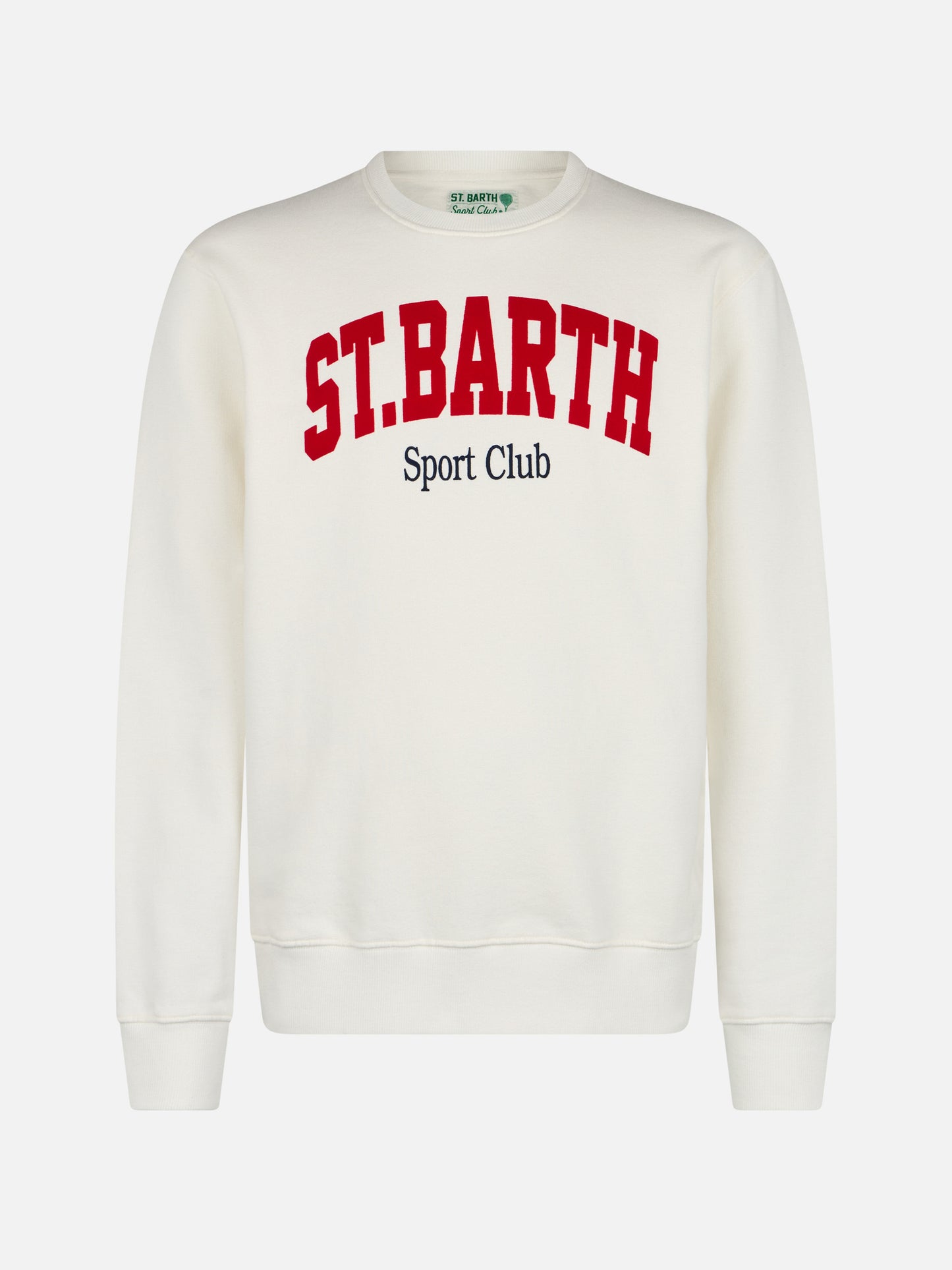 Sudadera Soho con estampado St. Barth Sport Club en blanco