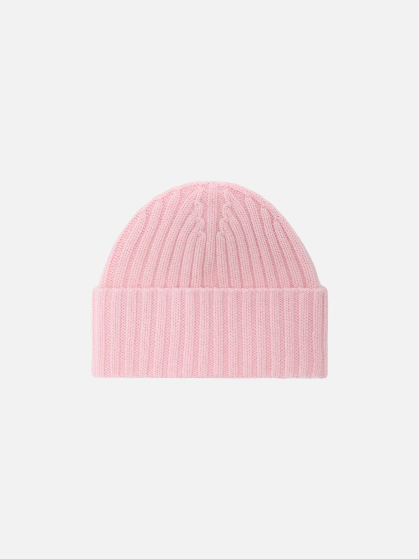 Wengen-Mütze aus rosa Kaschmir mit St. Moritz-Stickerei
