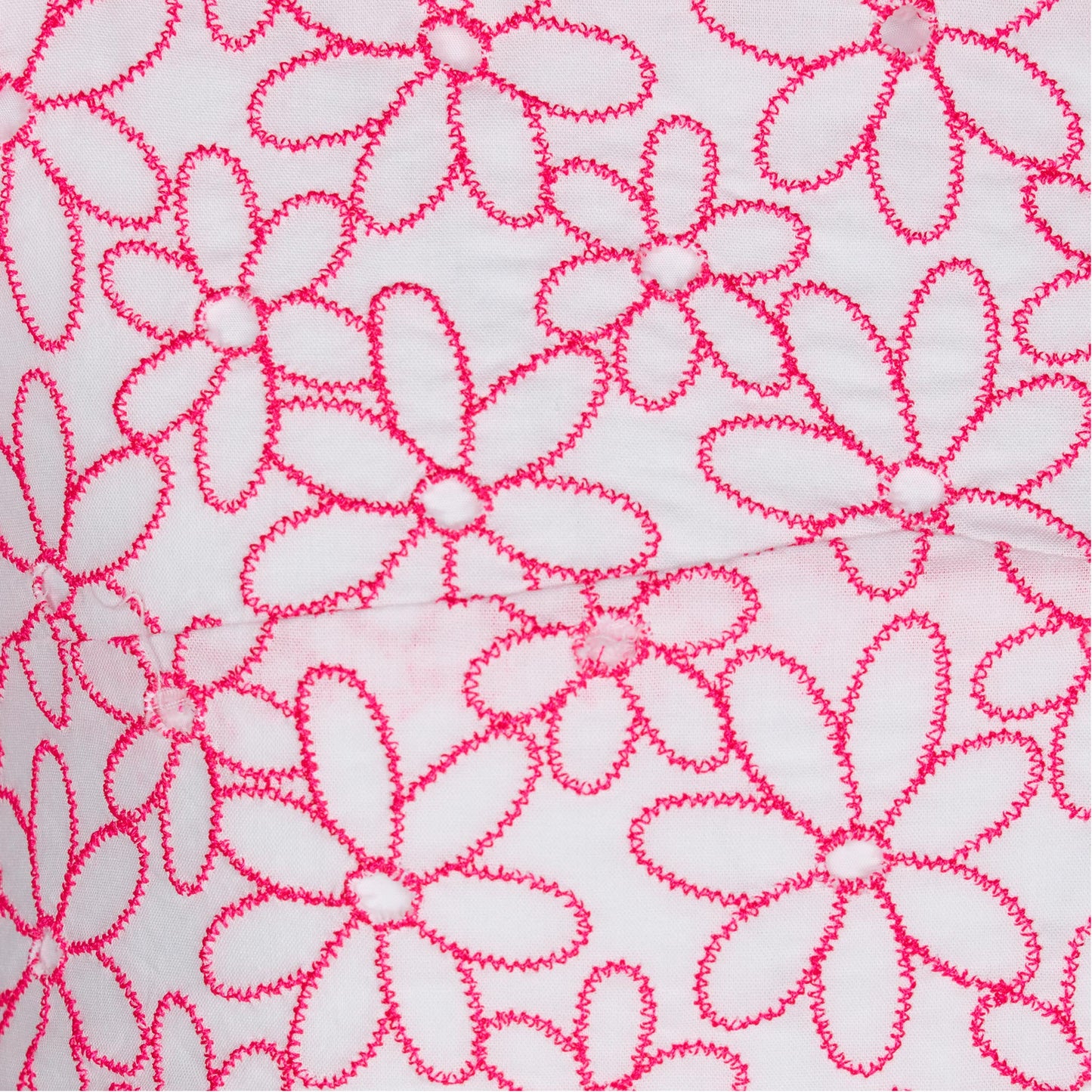 Girl crop top with daisy embroidery - MC2 Saint Barth