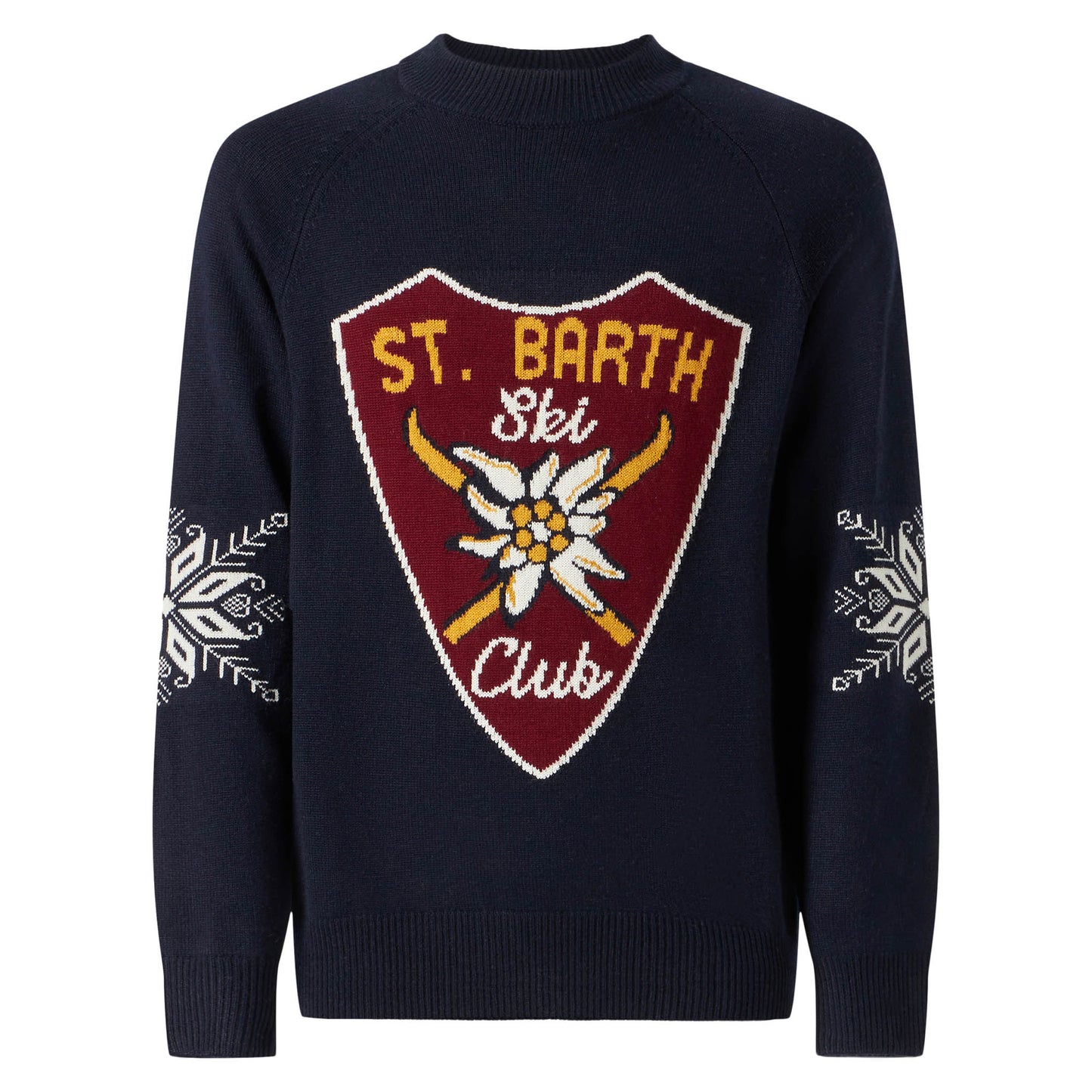 Halbrollkragenpullover Davos mit Alpenjacquard