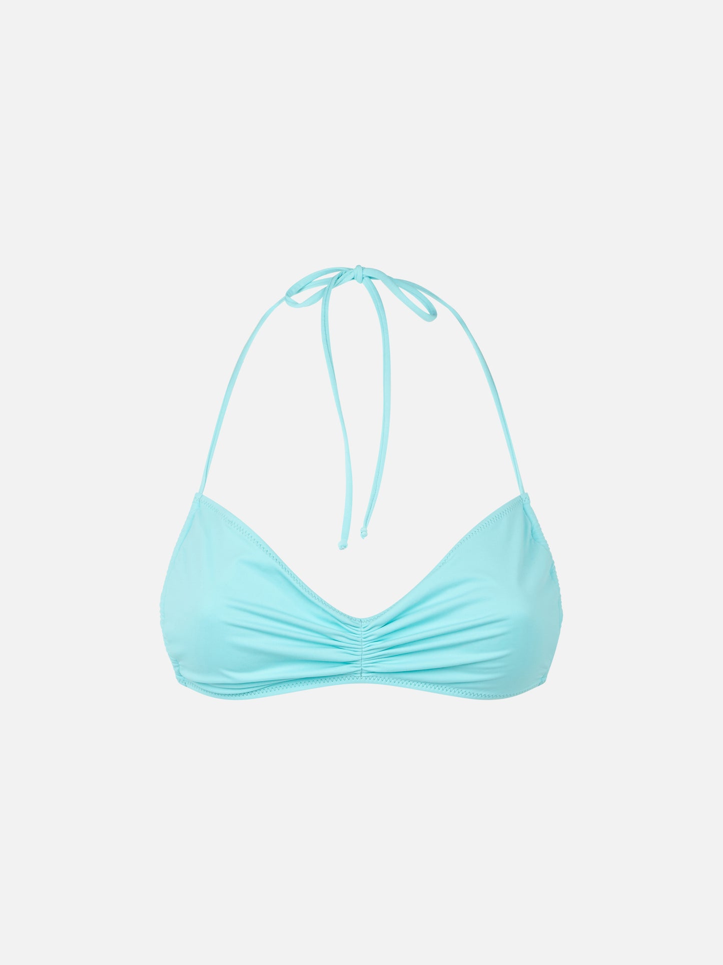 Woman water green bandeau top swimsuit - MC2 Saint Barth