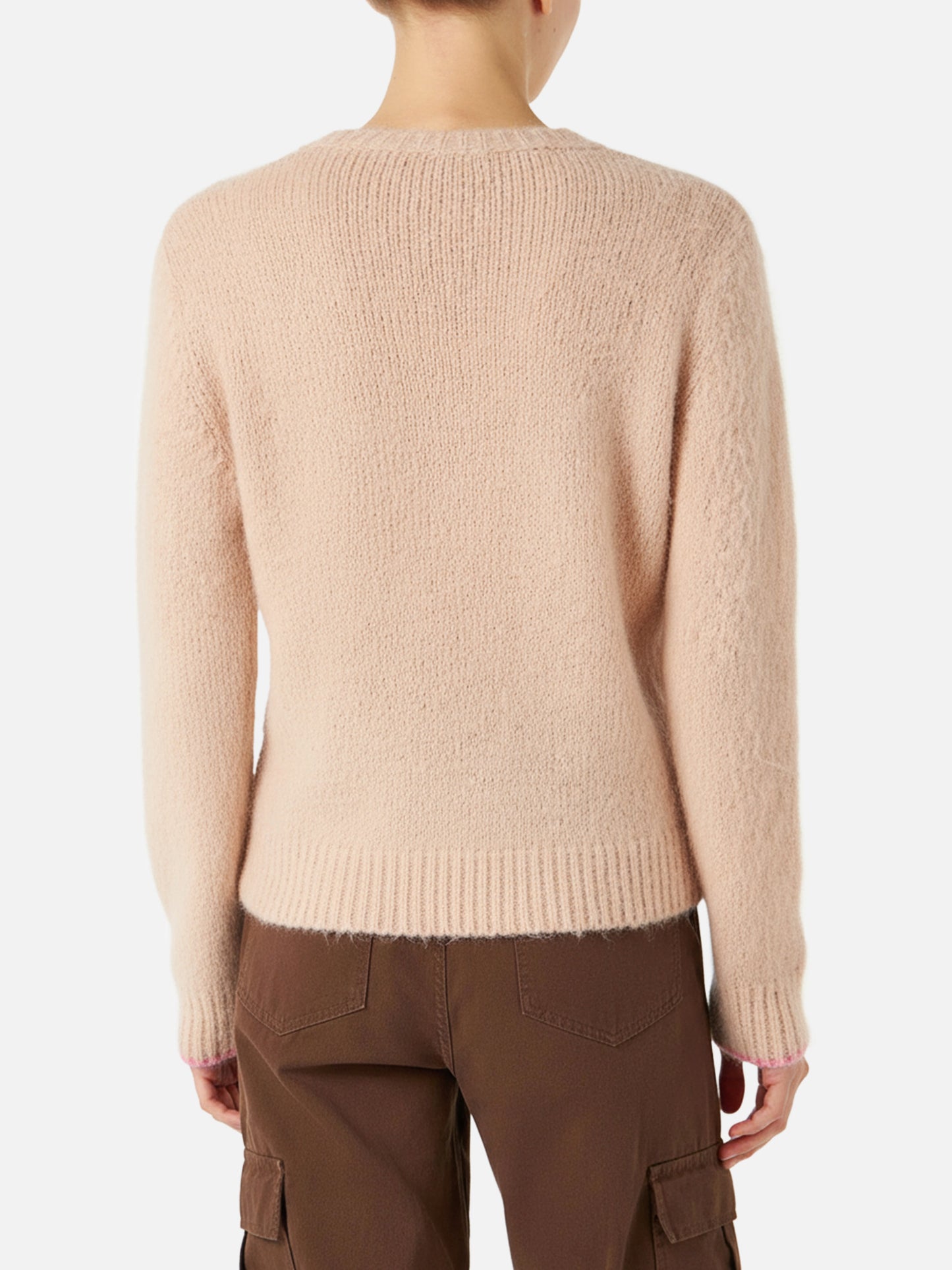 Jersey New Queen Soft beige con bordado Out of office