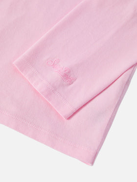 Camiseta rosa Penny con estampado de Snoopy con strass | Edición especial 