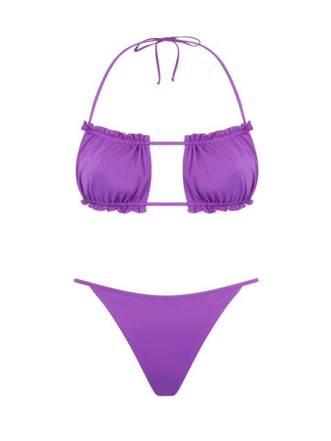 Woman purple bandeau bikini - MC2 Saint Barth