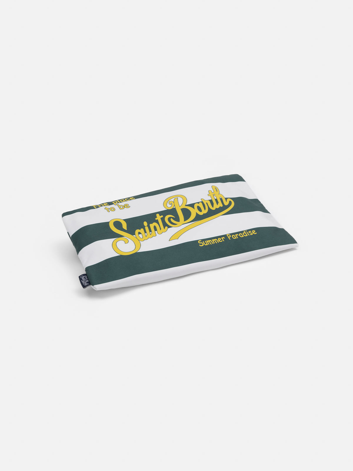 Microfiber beach towel Aidan with striped print - MC2 Saint Barth