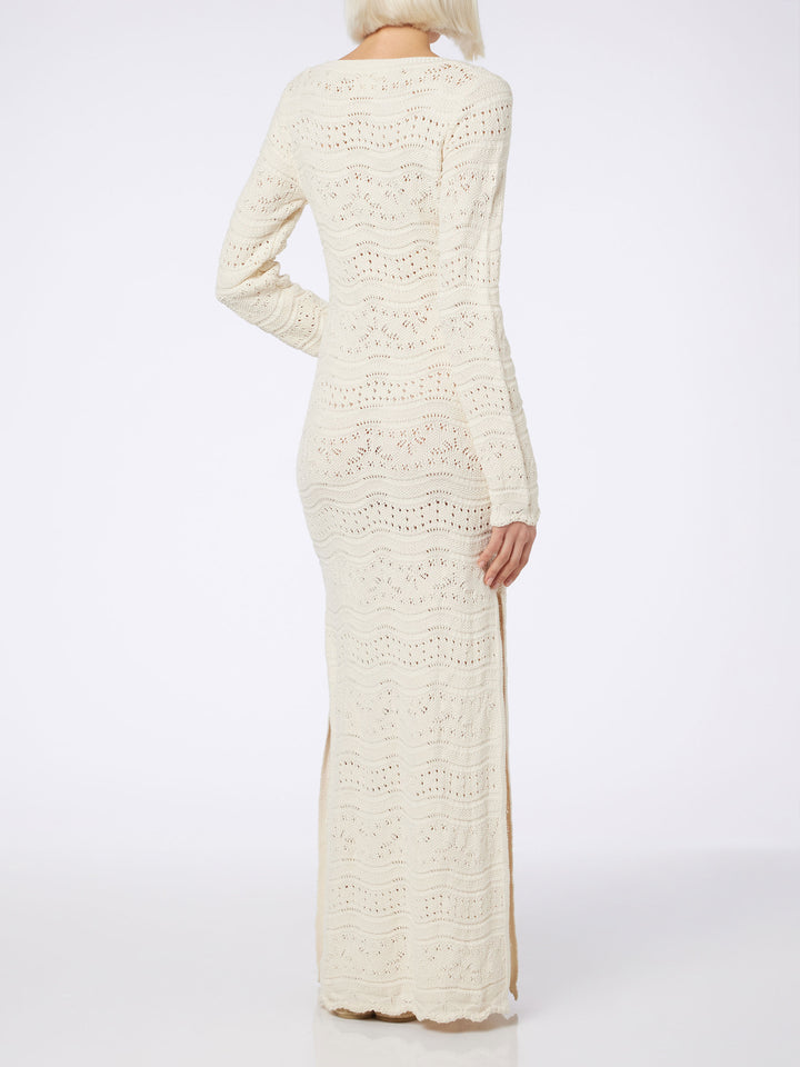 Woman cotton knit midi dress - MC2 Saint Barth