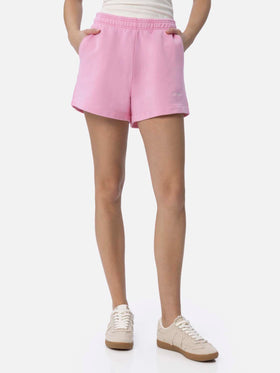Short Cate in cotone con ricamo St. Barth