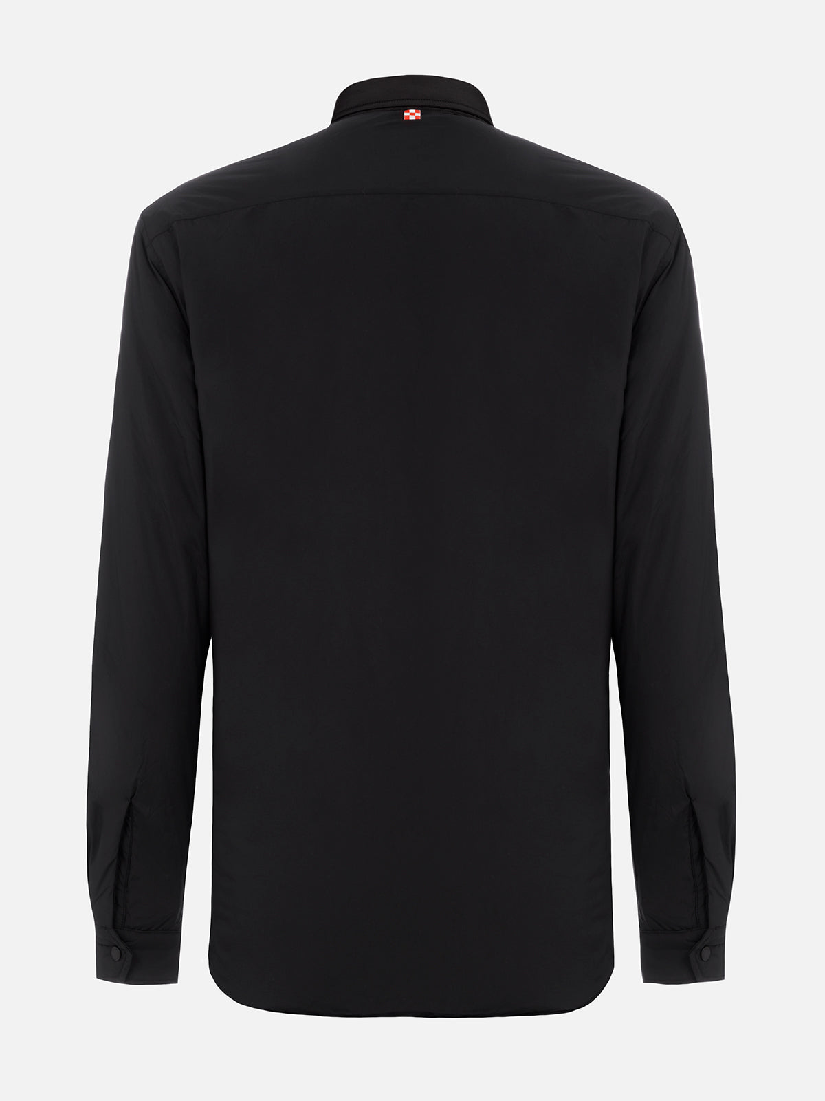 Man black overshirt Chalet with St. Barth embroidery - MC2 Saint Barth