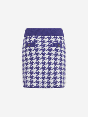 Woman knitted skirt with jewel buttons - MC2 Saint Barth