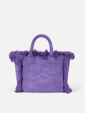 Colette purple terry soft handbag - MC2 Saint Barth