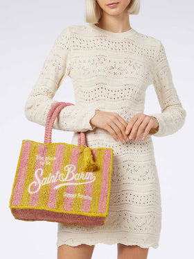 Striped Colette Raffia handbag - MC2 Saint Barth