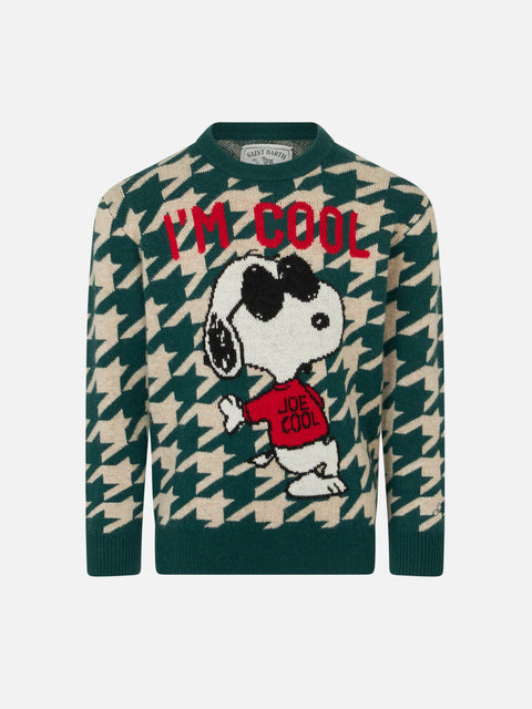 Boy crewneck sweater with Snoopy jacquard | SNOOPY - PEANUTS™ SPECIAL EDITION - MC2 Saint Barth