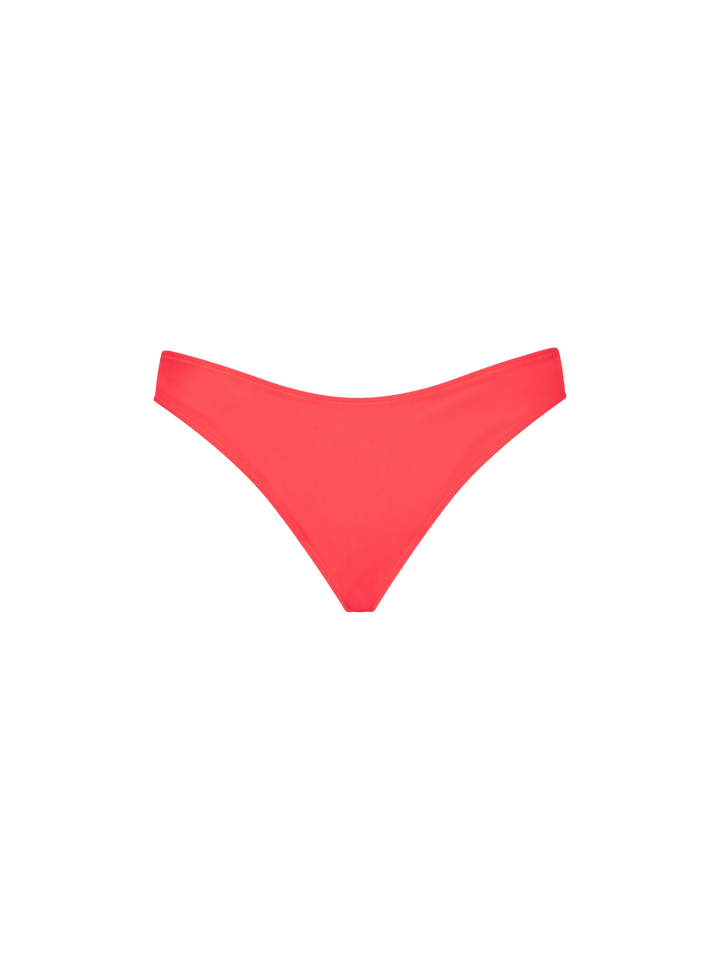 Elise fluo red swim briefs