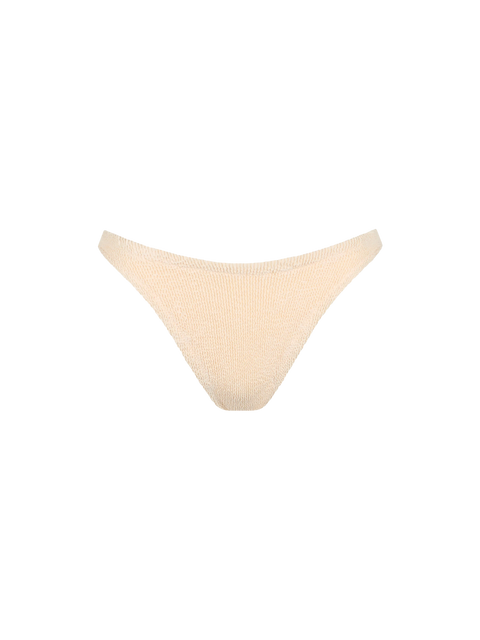 Woman beige classic crinkle swim briefs Elise - MC2 Saint Barth