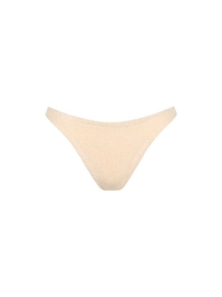 Woman beige classic crinkle swim briefs Elise - MC2 Saint Barth