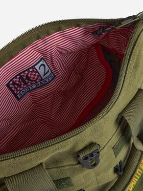Military green canvas backpack Helmut - MC2 Saint Barth