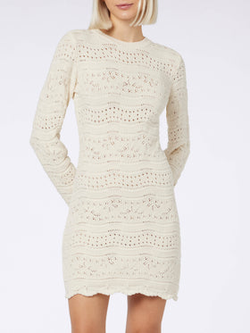 Woman cotton knit mini dress Imany - MC2 Saint Barth