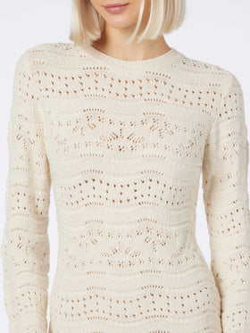 Woman cotton knit mini dress Imany - MC2 Saint Barth