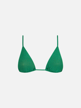 Woman lurex triangle top - MC2 Saint Barth