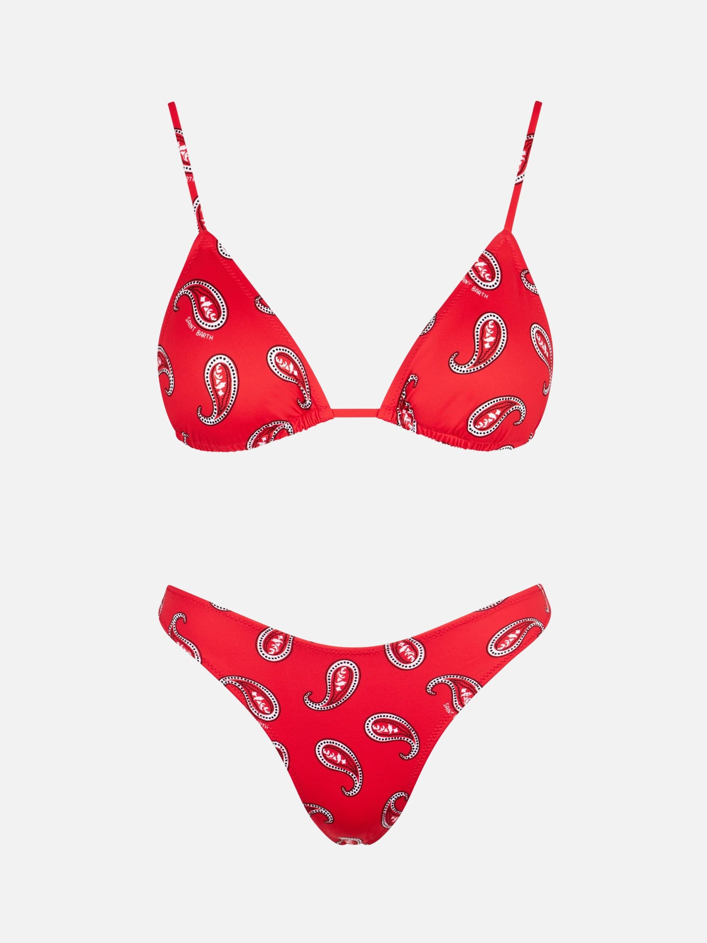 Bikini brassière en tissu froissé rose Naima Naomi 