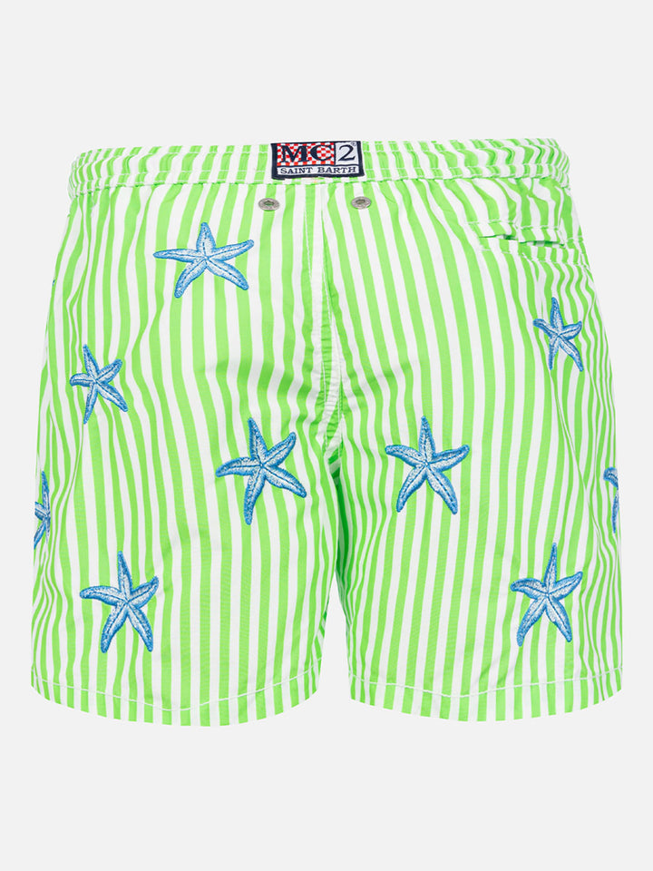 Gustavia starfish embroidered swim shorts