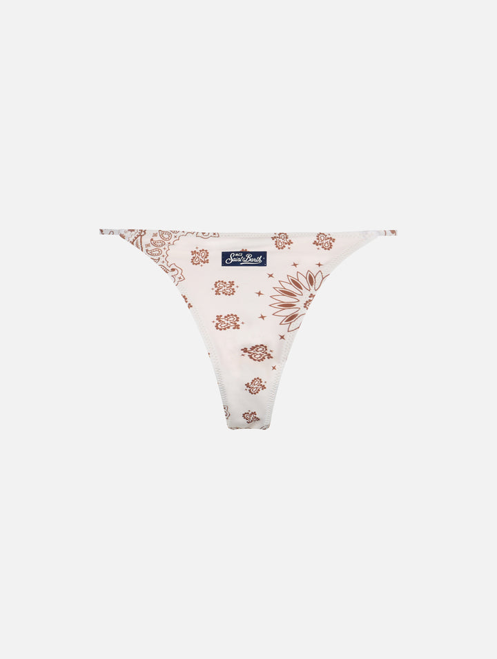 Freche Damen-Badehose mit Bandanna-Motiv Jodene