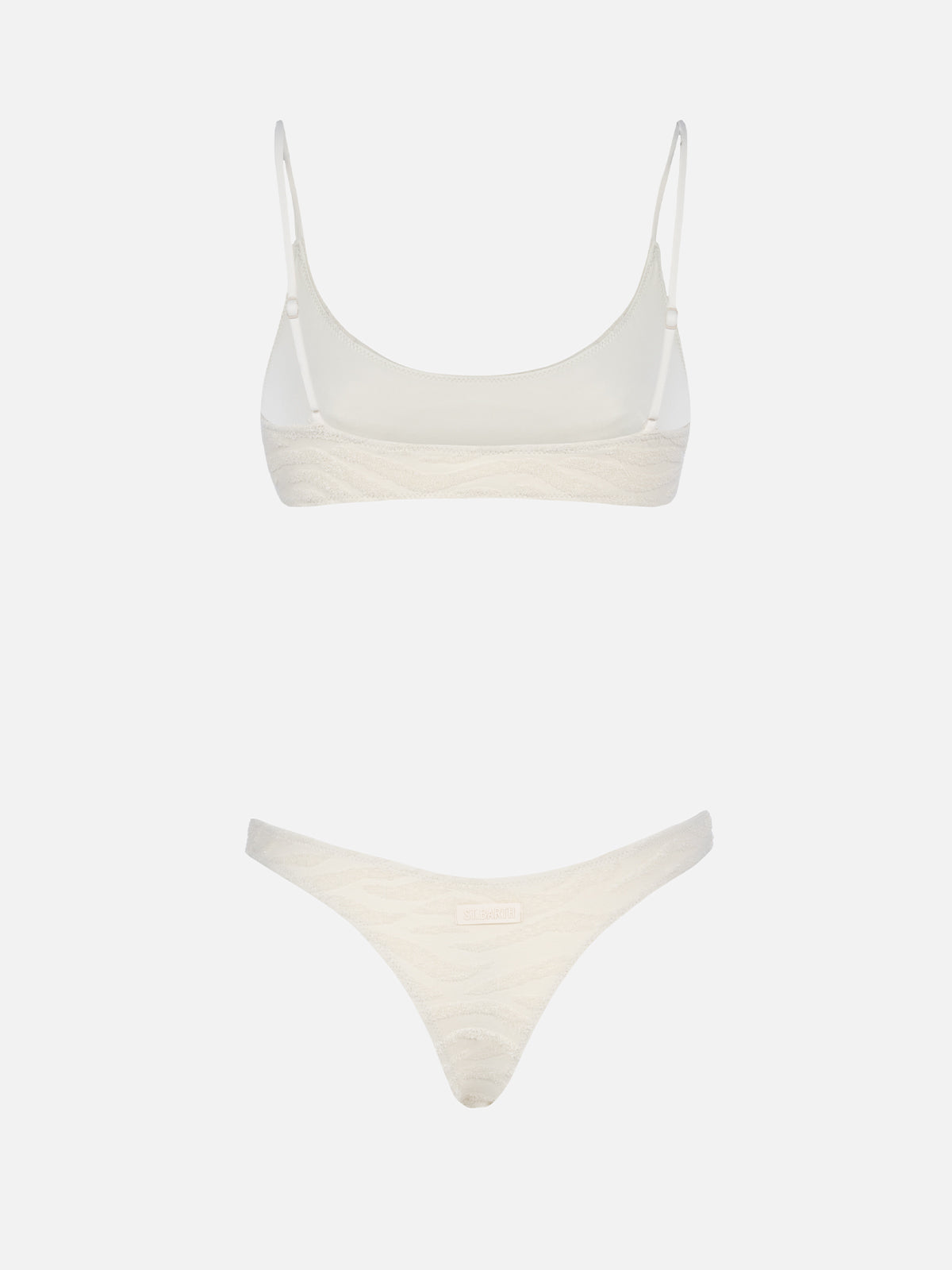 Bikini Judy Naomi bralette effetto spugna stampa zebra