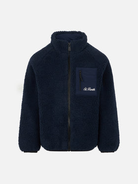 Boy sherpa jacket with Garfield print | GARFIELD SPECIAL EDITION - MC2 Saint Barth